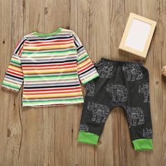 Boy Rhinoceros Shirt + Pants