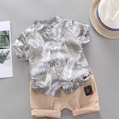 Boy Summer Shirts + Shorts Set