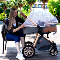 3 In 1 Baby Stroller + Car Seat