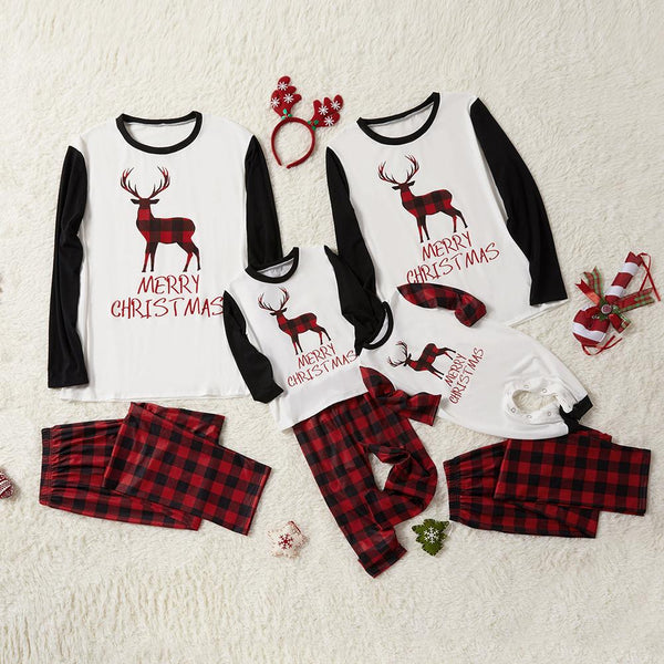 2 Pcs Christmas Family Matching Pajamas