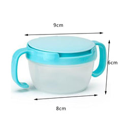 360 Rotate Double Handle Food Bowl