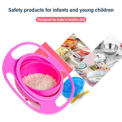 Baby Rotate Spill-Proof Solid Feeding Dishes