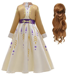 Girls Anna Cosplay Dress