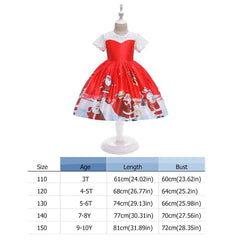 Christmas Santa Claus Girls Dress