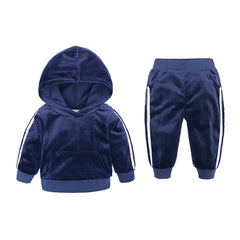 1-4T Baby Hooded Tops + Pants