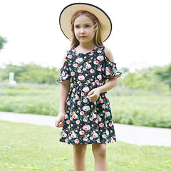 Girl Summer Floral Dress