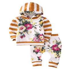 Baby Girls Floral Tops & Pants