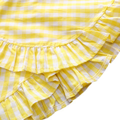 Girls Plaid Summer Suit