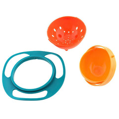 Baby Rotate Spill-Proof Solid Feeding Dishes