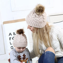 Baby & Mom Soft Beanie Hat