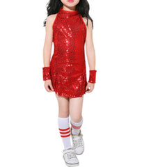 4 Pcs  Girls Sequins Dress