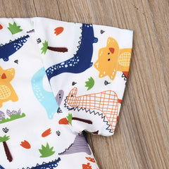 2 Pcs Baby Boys Summer Set