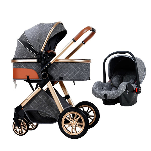 3 In 1 Baby Stroller + Car Seat