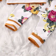 Baby Girls Floral Tops & Pants