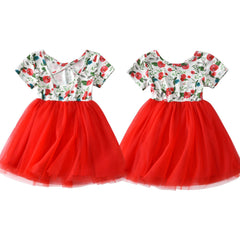 Girls Flower Tutu Dress