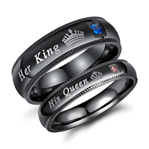 Her King & His Queen Rings