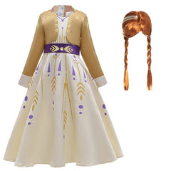 Girls Anna Cosplay Dress