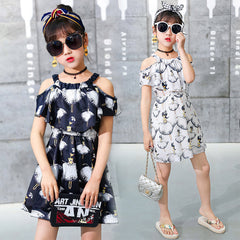 4-10 Years Girl Summer Floral Dress