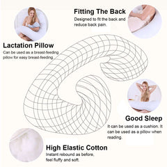 C-shaped Pregnancy Large Pillow